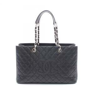 CHANEL Matelasse Grand Shopping GST XL Tote Bag, Handbag, Calfskin Leather, W...